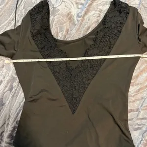 SHEIN Black Lace Trim Long Sleeve Bodysuit – Size M (US 6 / EU 38) (b4) thumbnail 8