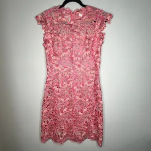 Elie Tahari Crochet Lace Mini Dress Size M thumbnail 2