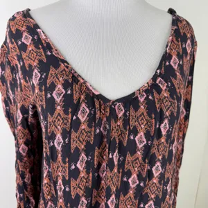 Billabong Women's Sweet Sand Boho Tribal Tunic Top Shirt Size Medium thumbnail 2