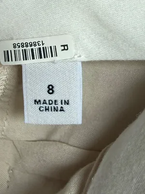 Aritzia Babaton Agency Cream Beige Pants Sz 8 thumbnail 7
