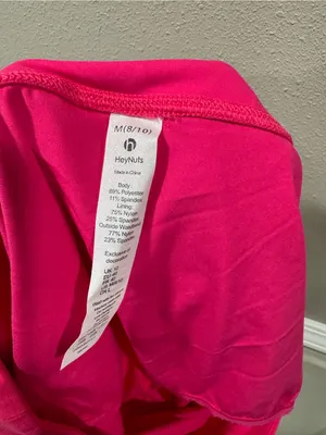 Hey Nuts Pink Athletic Shorts Size M thumbnail 6