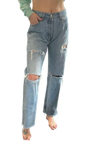 Levi’s Rare Vintage Light Wash 2004 Buttonfly 501 Jeans thumbnail 1