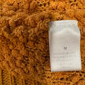 Zenana N147. mustard yellow popcorn cardigan with pockets Size M thumbnail 3