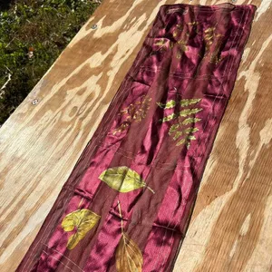 Vintage jones New York scarf Leaves fall‎ thumbnail 1