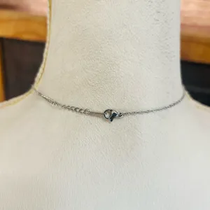 Handmade Handcrafted oval genuine wild horse turquoise pendant on chain necklace thumbnail 5