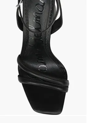NEW $130 Sam Edelman Kia Block Heel Ankle Strap Sandal 9 M, BLACK thumbnail 7