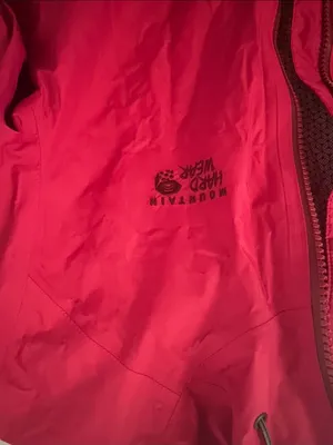 Mountain Hardwear Waterproof Hooded Jacket - Magenta / Pink S thumbnail 6