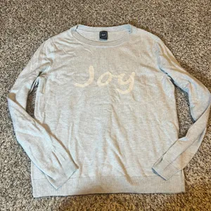 Gap Women Light Blue Joy Crew Neck Sweater‎ Size L thumbnail 1
