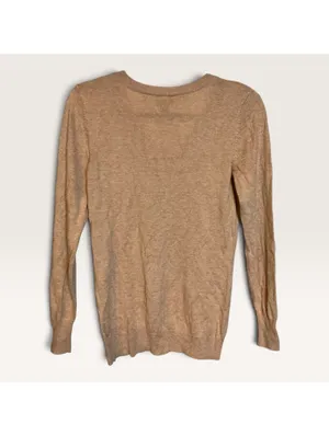 Worthington Women's V-Neck Pullover Sweater Size S Beige thumbnail 3