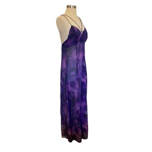 Runaway The Label Calista Maxi Dress In Purple thumbnail 7