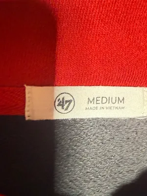 '47 Northeastern Black & Red Quarter-Zip Cropped Sweatshirt Womens Medium thumbnail 4
