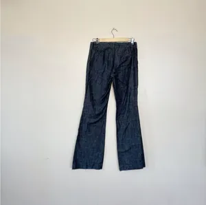 SALE! GAP Dark Denim Wider-Leg Pants Size 2L EUC thumbnail 2