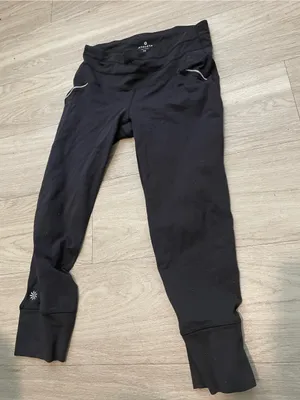 Athleta Black Reflective-Trim High-Rise Active Leggings thumbnail 1