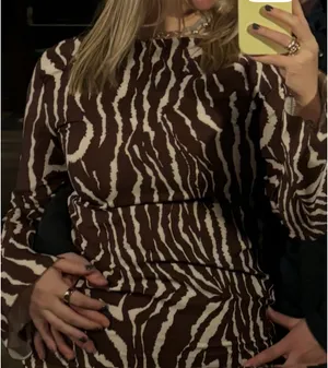 Animal print dress Brown Size M thumbnail 4