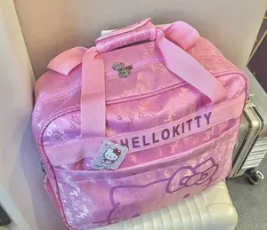 Hello Kitty Luggage Bag, Large Capacity Zipper Travel Bag, Women's Waterproof thumbnail 1