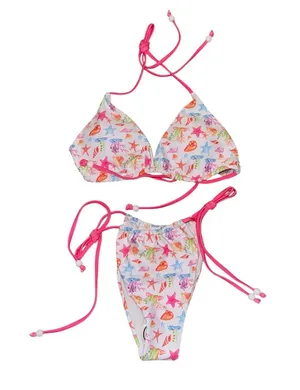 Under the sea bikini Pink thumbnail 1