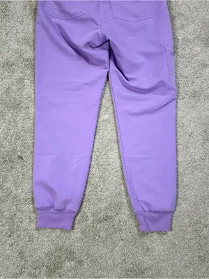 Figs Women’s Zamora High-Rise Casual Scrub Trouser Pants in Lavender XSP thumbnail 6