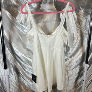 Lulus Romper White Lace large thumbnail 4