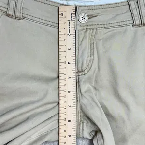 Y2K Abercrombie & Fitch‎ Womens Khaki Chino Pants Low Rise Bootcut Tan Size 4 thumbnail 7