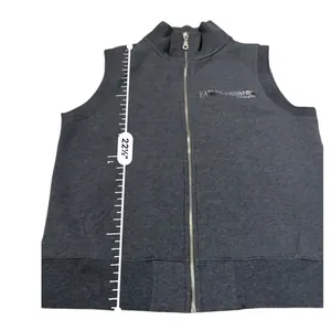 Harley-Davidson Zip Vest Women's Small Gray Logo Biker Casual Layering‎ thumbnail 7