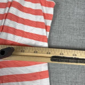 Tommy Bahama Tank Dress Womens Small Pink White Striped Scoop Neck Cotton Jersey thumbnail 4