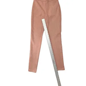 L'Atiste By Amy Light Brown‎ Taupe Faux Suede Crop Tube Top Pants Set Size Small thumbnail 3