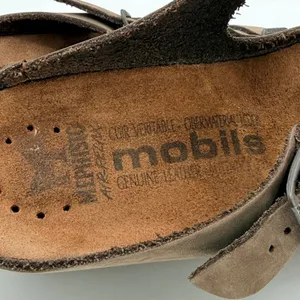 Mephisto Mobils Women's 41 Brown Nubuck Leather Double Strap Comfort Sandals thumbnail 5