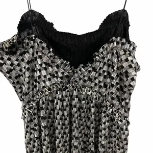 Zara Metallic silver black Cocktail mini Dress thumbnail 9