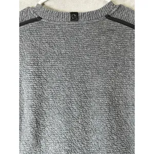Lululemon On Repeat Dress Gray Heathered Knit Long Sleeve Dress Athleisure 10 thumbnail 4
