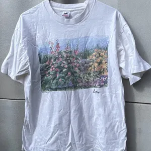 Vintage Groan & mc gurn women’s Boston Flower Shirt Single Stich USA Made Sz L thumbnail 1