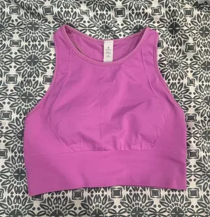 lululemon Purple Cropped Tank Size 6 thumbnail 1