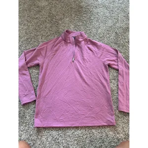 Peter Millar Crown Crafted Womens Merino Wool Quarter Zip Pullover Pink‎ Small thumbnail 2