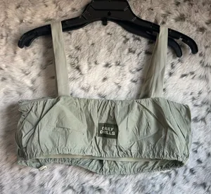 Daily Drills Sage Green Bandeau Bralette thumbnail 1