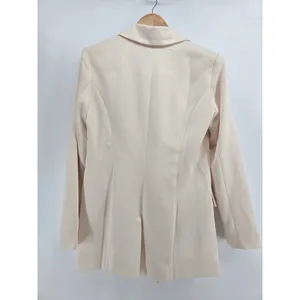 MISHA Blazer Womens 6 Sadie Cream Double Breasted Gold Button JAS21JA1051 EUC thumbnail 3