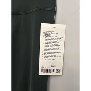 NEW Lululemon Wunder Train High-Rise Tight 28" Size 4 Rainforest Green thumbnail 5