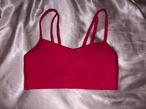 Pink sports bra thumbnail 2