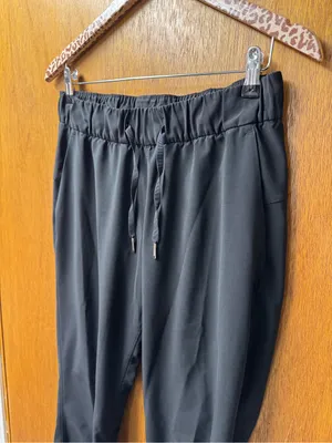 Lululemon On The Fly Pants Drawstring Waist Pull On *Woven 28" Black 6 thumbnail 7