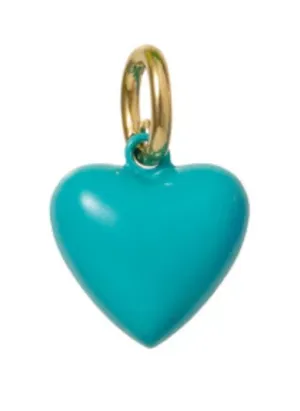 NWOT Roxanne Assoulin The Mini Puffy Heart Charm thumbnail 1