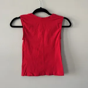 Free People Intimately Free Sleeveless Basic Cropped Red Tee thumbnail 5