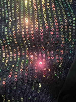 Heart Neckline Patchwork Sequin Button Detail Dress-NWT: Size 14-16 thumbnail 9