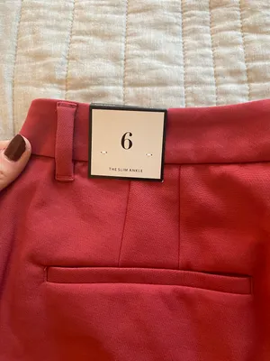 WHBM Comfort Stretch Slim Ankle Pants - Fire Quartz thumbnail 6