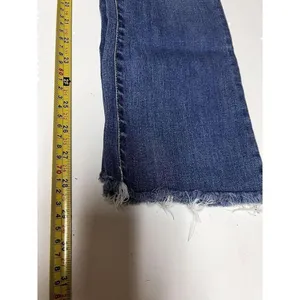 Arizona Jeans Womens Size 5 High Rise Flare Jeans Raw Hem Medium Wash Blue thumbnail 5