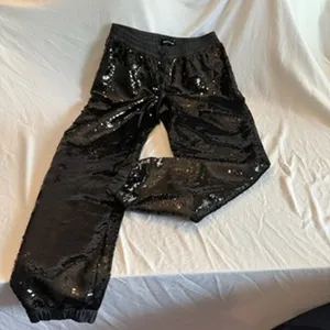Express sequin jogger pants size medium thumbnail 5