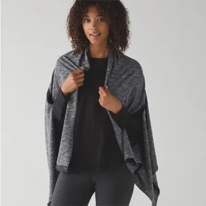 Lululemon Vinyasa Gray Wrap Scarf thumbnail 5
