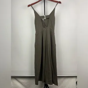 ASTR The Label Green Textured Cropped Wide Leg Jumpsuit‎ thumbnail 4
