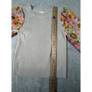 fate daisy flower puff sleeve sweater small‎ thumbnail 6