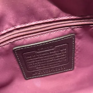 Coach Elegant Brown Leather Shoulder Bag thumbnail 6