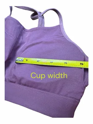 Stori Legend Bra Bralette with Double Straps, Heather Purple, Size 2 thumbnail 7