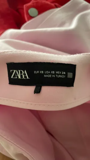 Pink ZARA Shorts High-Rise thumbnail 3