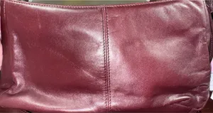 ETIENNE AIGNER Signature Classic Shoulder Bag Purse Genuine Leather Burgundy Vtg thumbnail 11